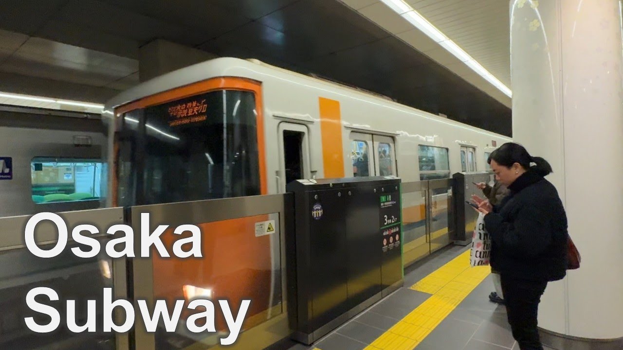 Japanese Trains | Osaka Metro Subway & Underground: Higashi-Umeda to Morinomiya