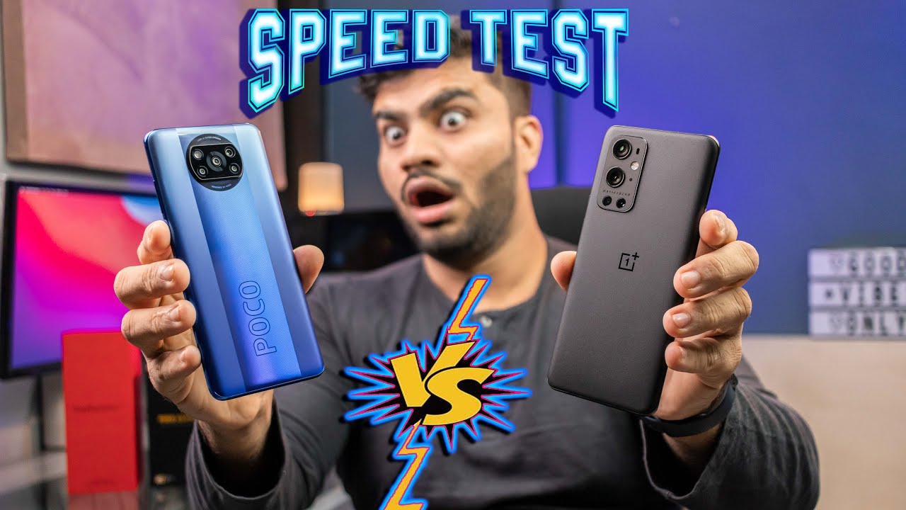 POCO X3 Pro vs OnePlus 9 Pro Speed Test Comparison - SD 860 SHOCCKKED me😱