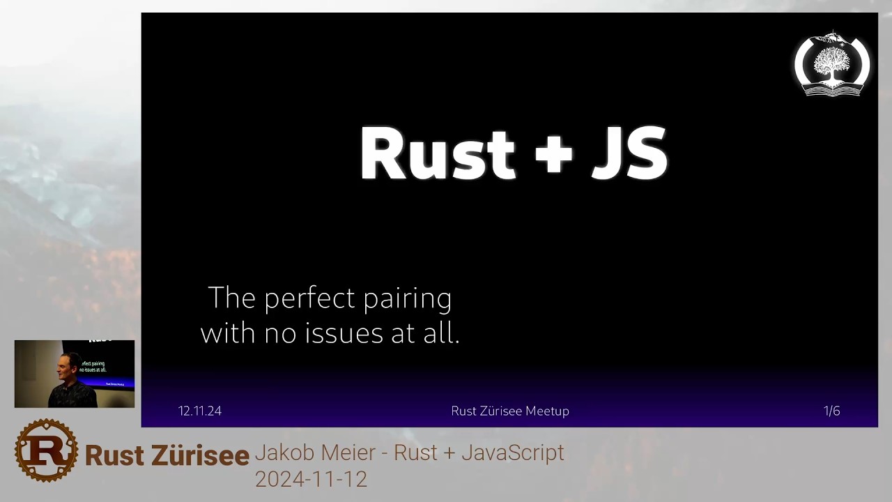Rust & JavaScript - Jakob Meier - Rust Z&uuml;risee November 2024