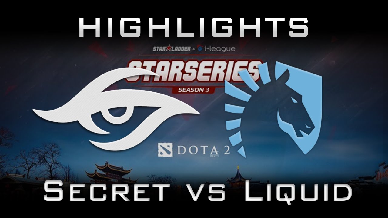 Secret vs Liquid Starladder i-League 2017 EU Highlights Dota 2