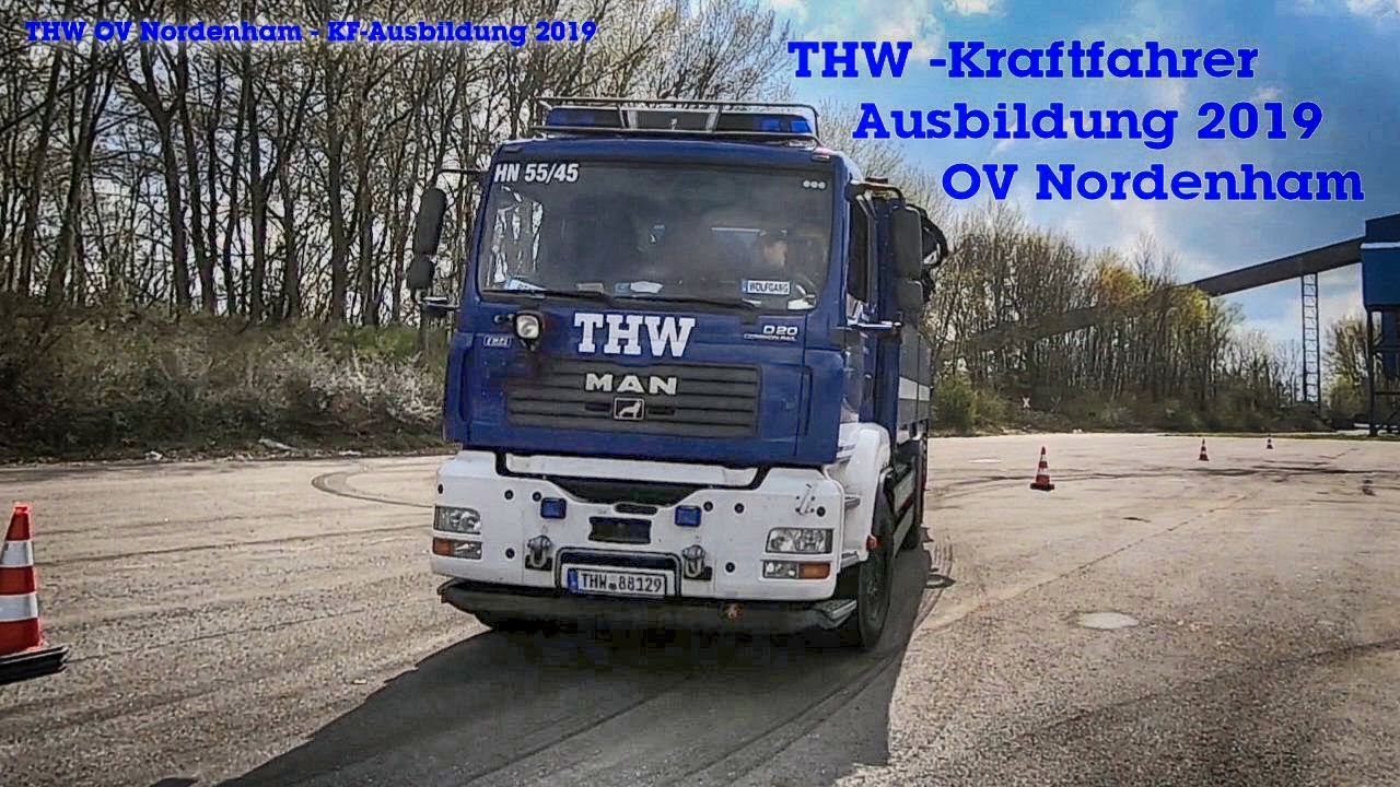 THW Nordenham Kraftfahrer Ausbildung 2019