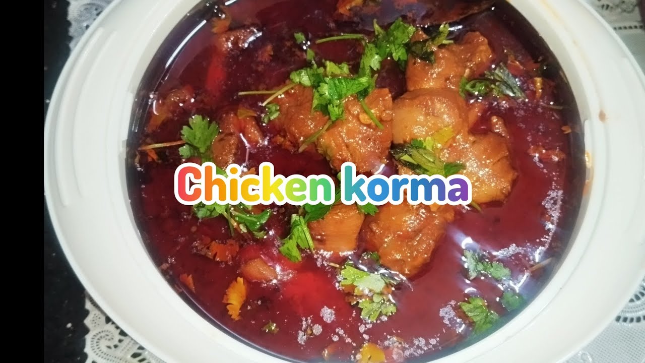 Degi style chicken korma esy and quick chicken korma recipe