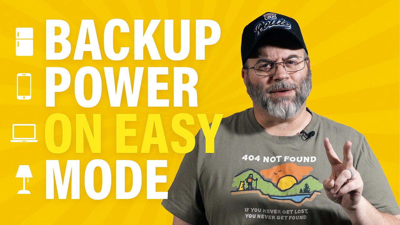 2 SIMPLE STEPS to Back Up Power in Your Home