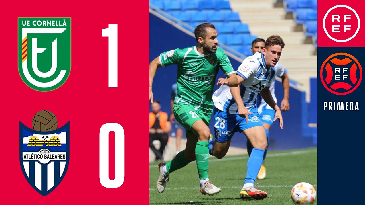 RESUMEN #PrimeraFederación | UE Cornellà 1-0 CD Atlético Baleares | Grupo 2 | Jornada 4