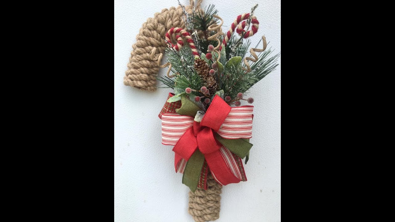 How To Weave A Rope Candy Cane