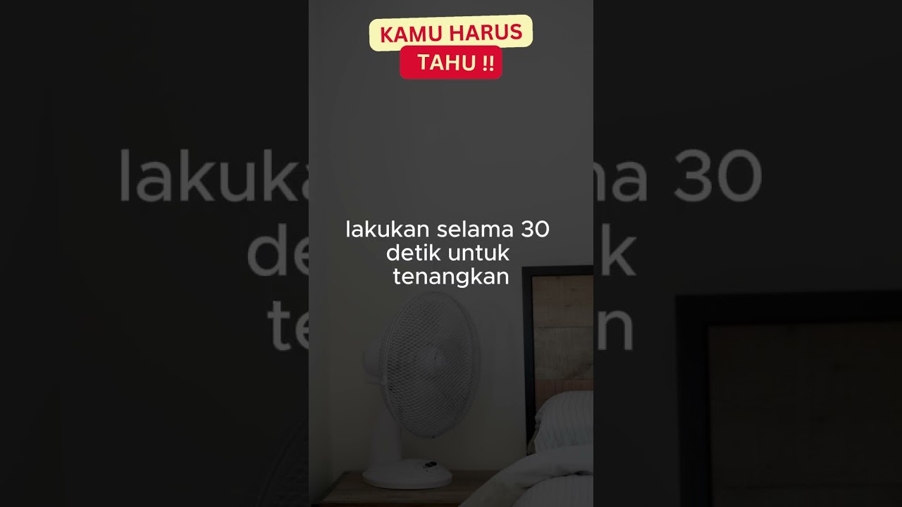 Duduk Tenang, Redakan Cemas! 