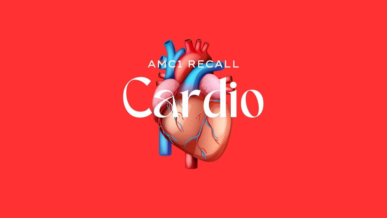 AMC Recall Q #25 - Cardio (High yield murmurs)