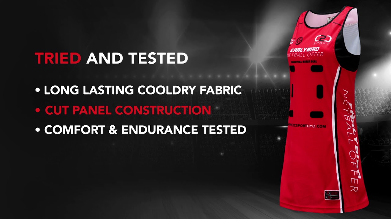 C2C Sport Early Bird Offer | Essential Netball Dress
