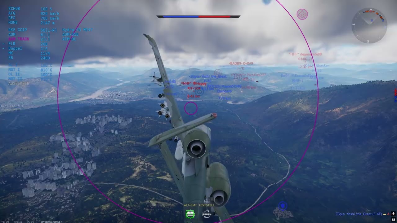 War Thunder AVERGE A10 gameplay