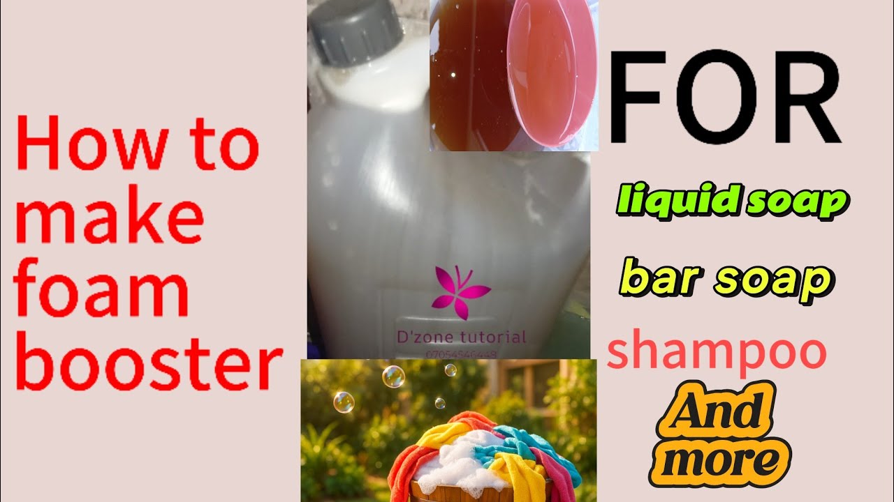 DIY FOAM BOOSTER:  SLS, SULPHONIC & CAUSTIC Tutorial 