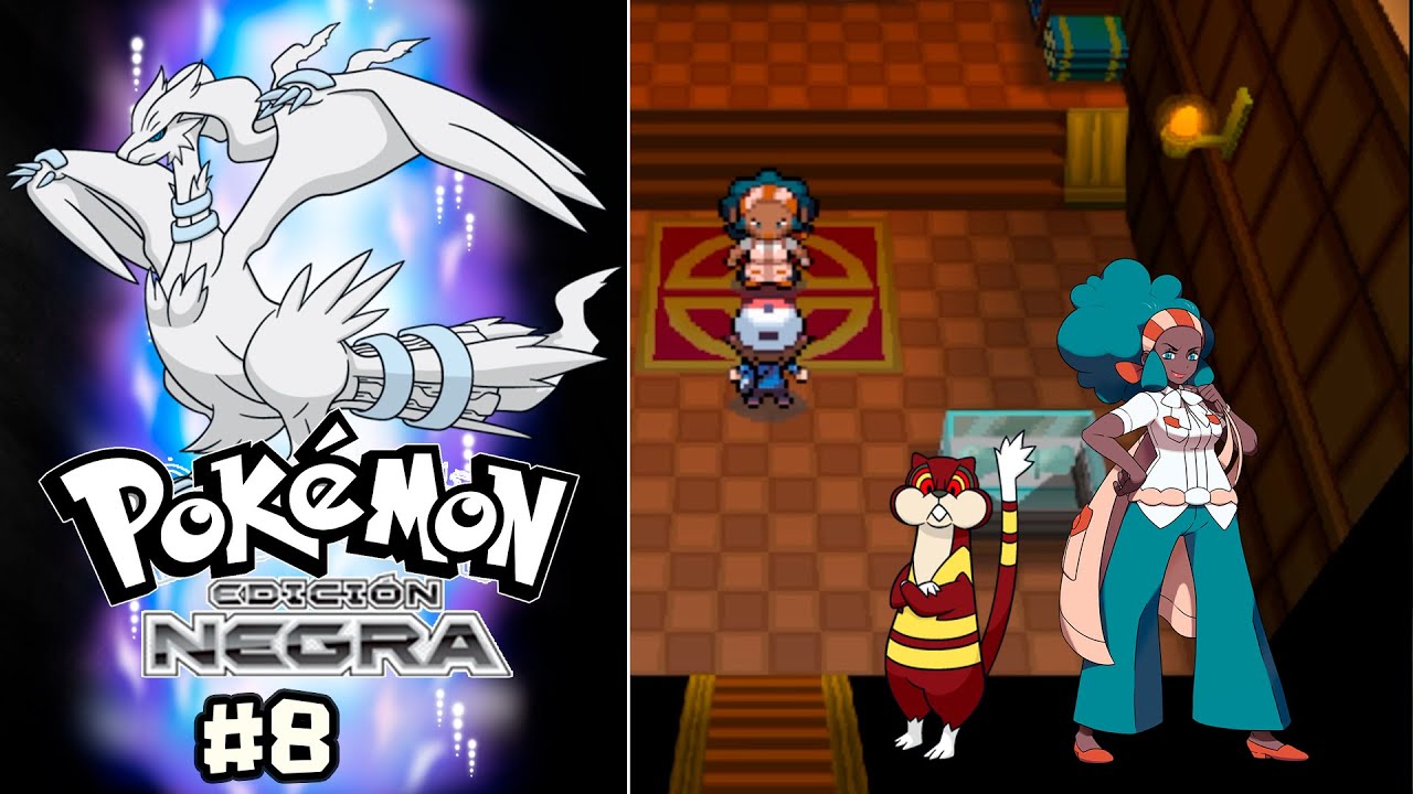 #8 POKÉMON EDICIÓN NEGRA ⬛ALOE, LÍDER DEL GIMNASIO DE CIUDAD ESMALTE, CRÁNEO ROBADO Y ZAHORÍ⬛