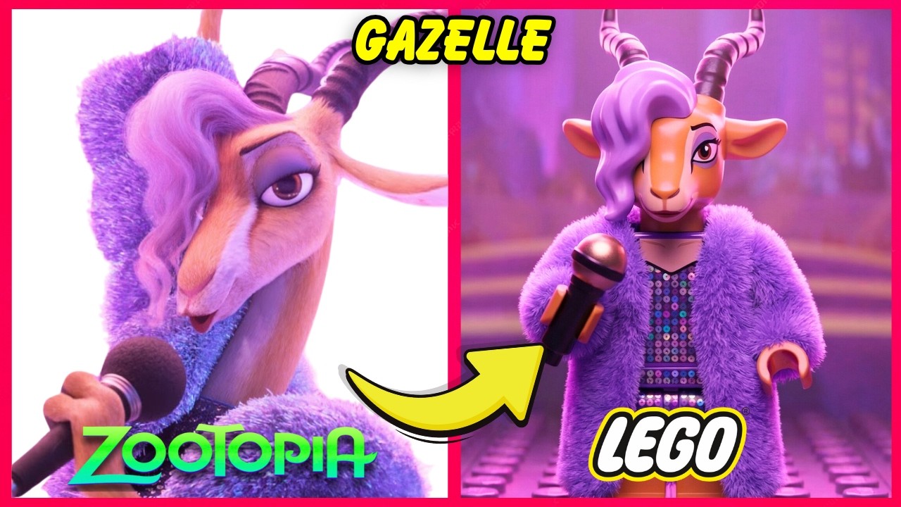 How Zootopia 2 Movie Characters Looks As Lego! 🦊 + Guess Zootopia 2 Characters by Their Voice 🔊😍🐰