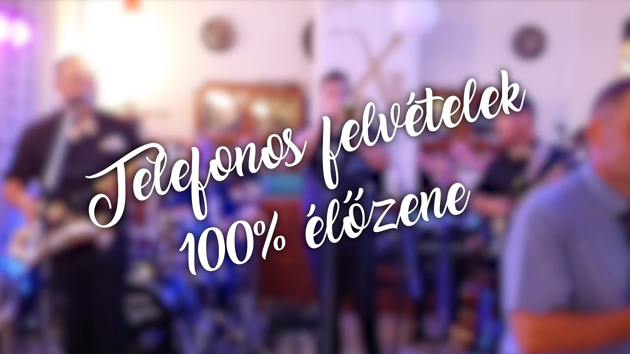 Telefonos felvételek (ÉLŐ) - Nagyszénási Sláger Együttes, esküvői, lakodalmas zenekar