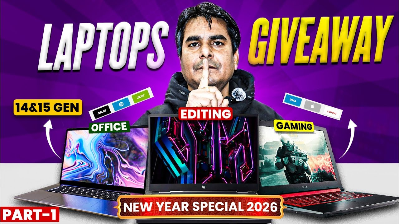 GIVEAWAY🤫 Best Laptop 32k to Above 14th & 15th Gen Collection 2026 | सस्तो रेटमा आयो छानिछानी 🔥