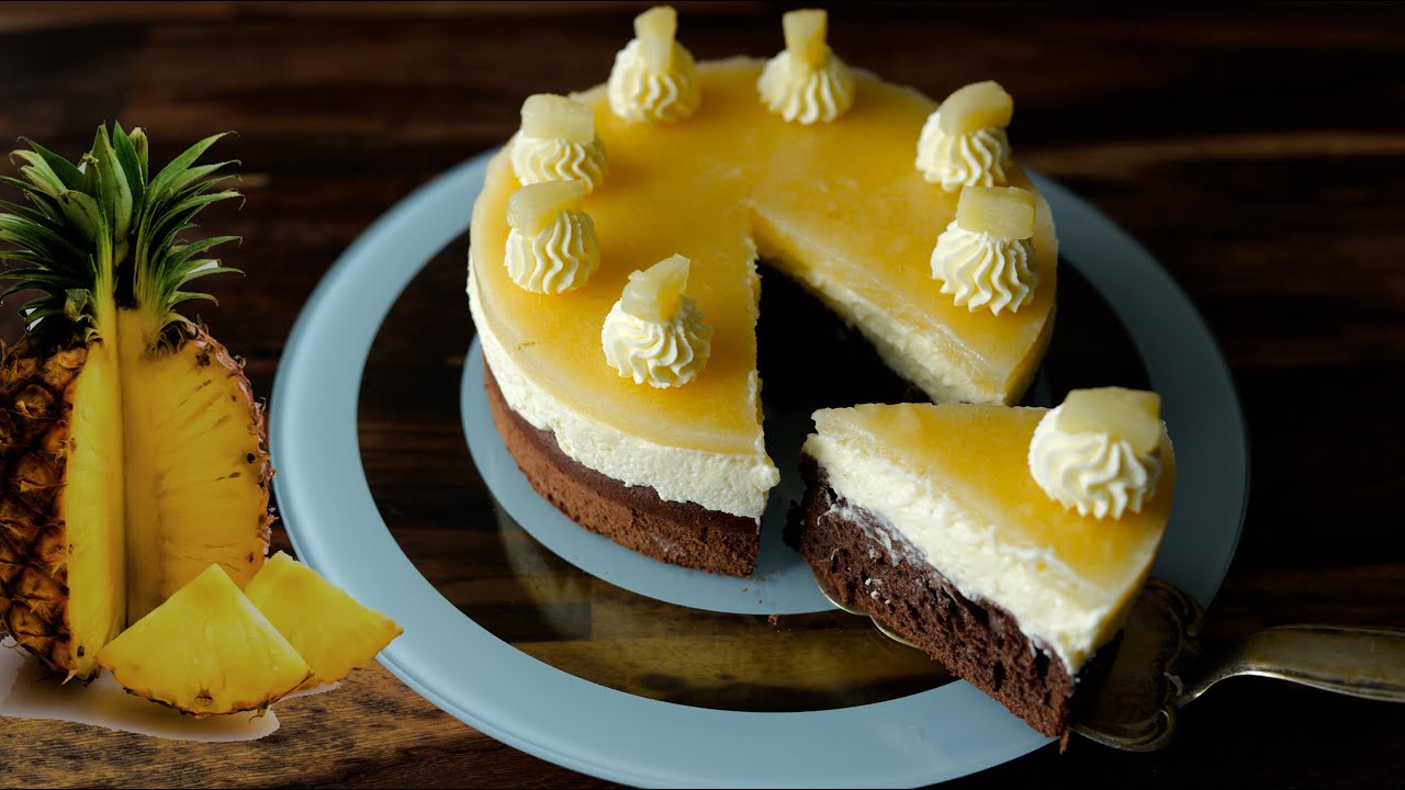Рецепт ананасового торта 🍍 Вкусный торт с ананасом