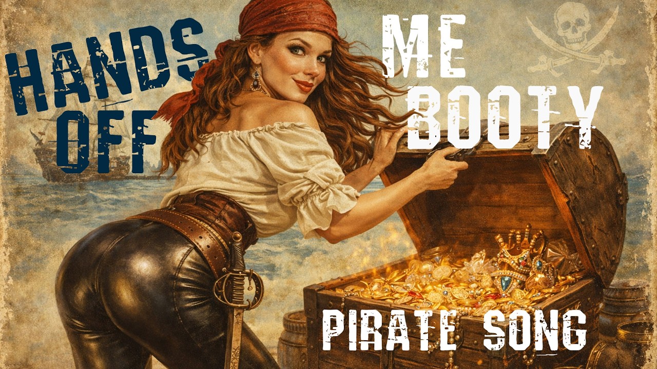 Hands off me booty!  A slightly naughty pirate song