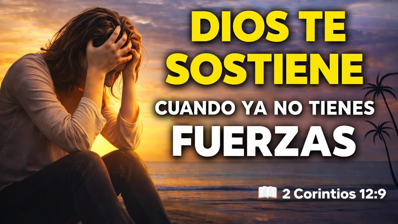 Dios te sostiene cuando ya no tienes fuerzas | DEVOCIONAL CRISTIANO DE HOY