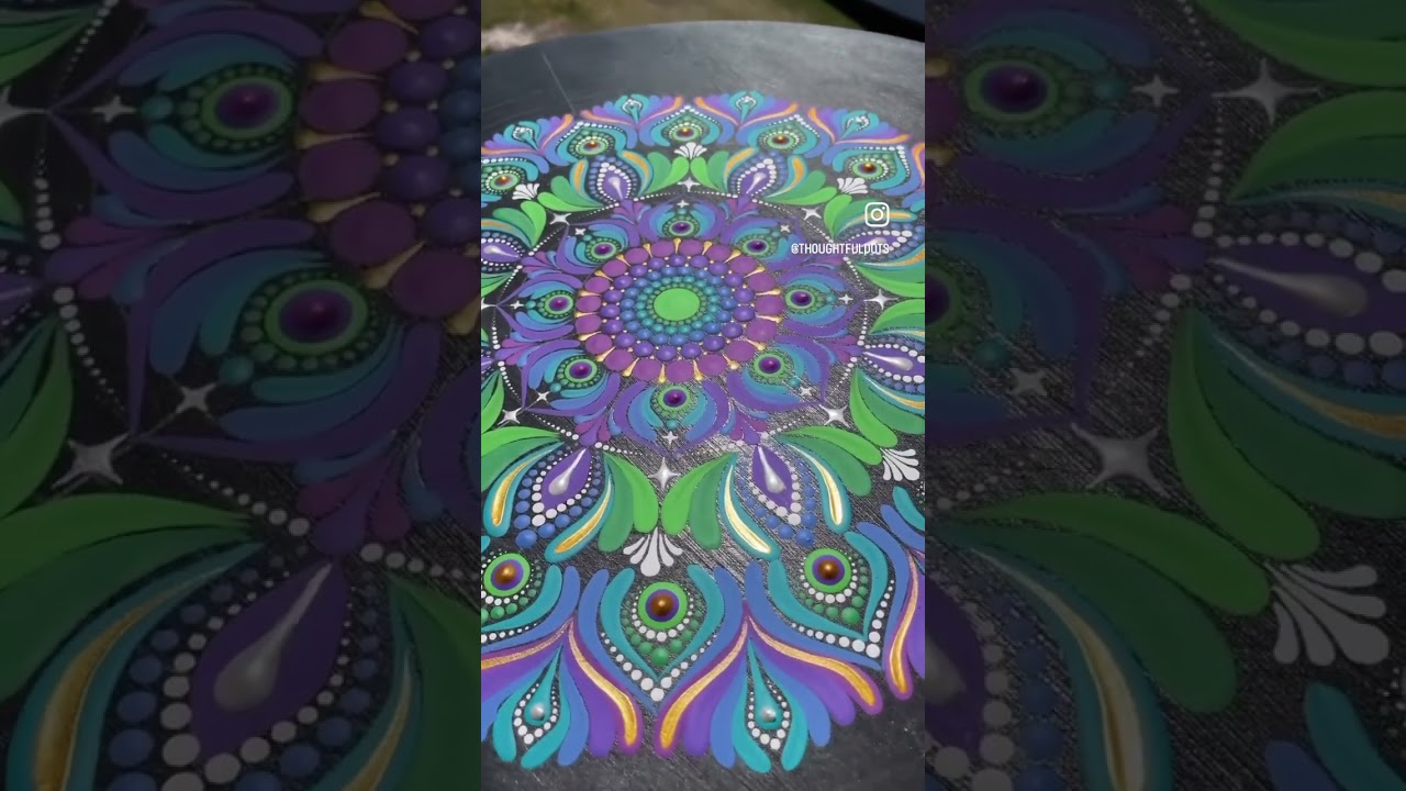20” Galaxy Inspired Mandala 👽✨
