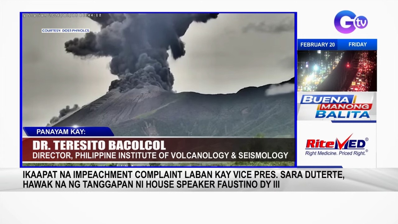 Kanlaon Volcano, nasa Alert Level 2 pa rin kahit pumutok kahapon