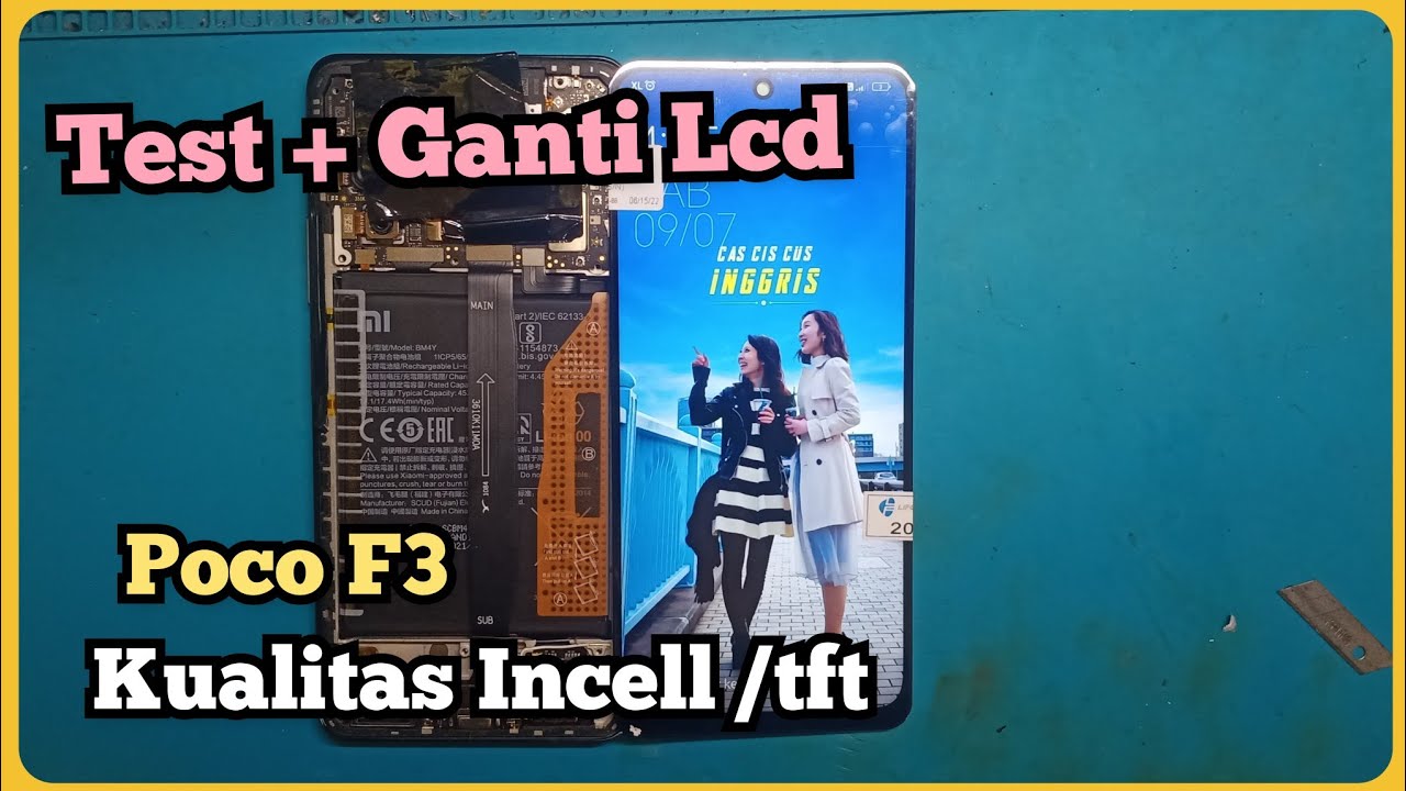 Test + Ganti Lcd Pocophone F3 /POCO F3 Kualitas Incell /tft