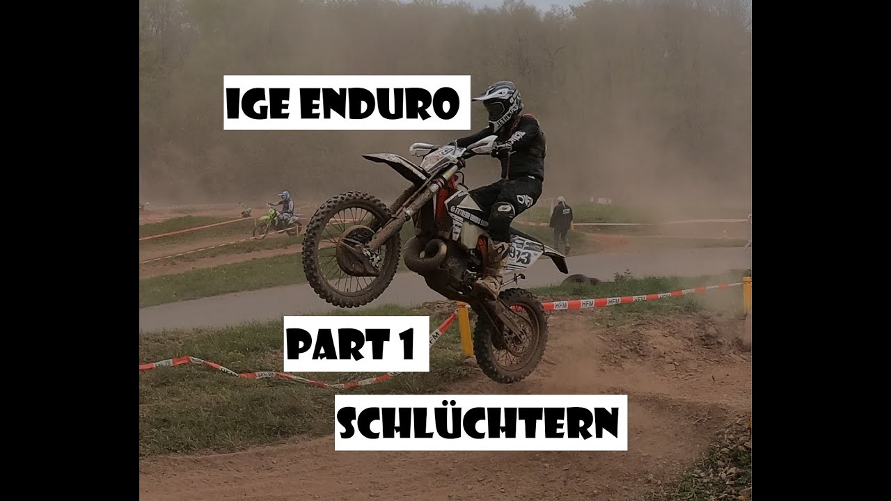 Spectacular enduro racing action like GNCC, motocross, GCC at IGE Schl&uuml;chtern