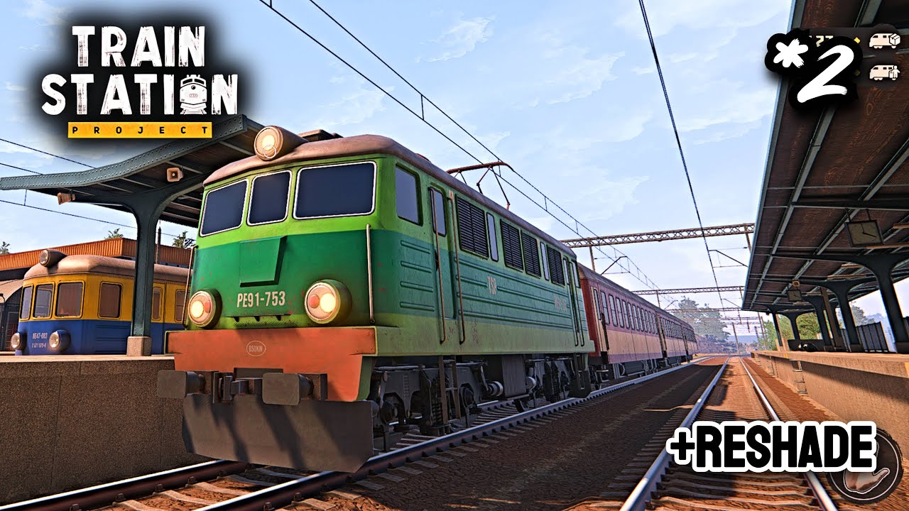Train Station Project Demo #2 Level 8 Simulator Longplay +Graphic Reshade Overhaul