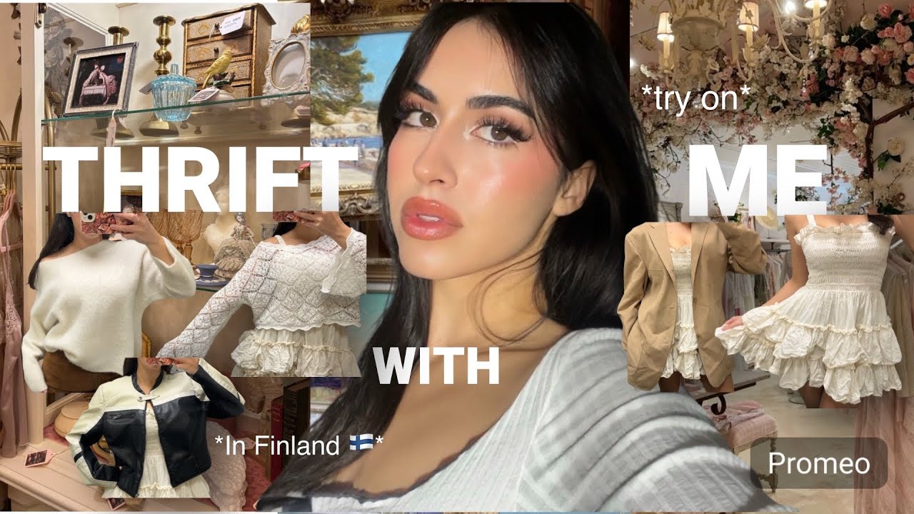 Thrift With Me 🧚🏼‍♀️(pinterest inspired Fall/Winter vintage, girly, chic)