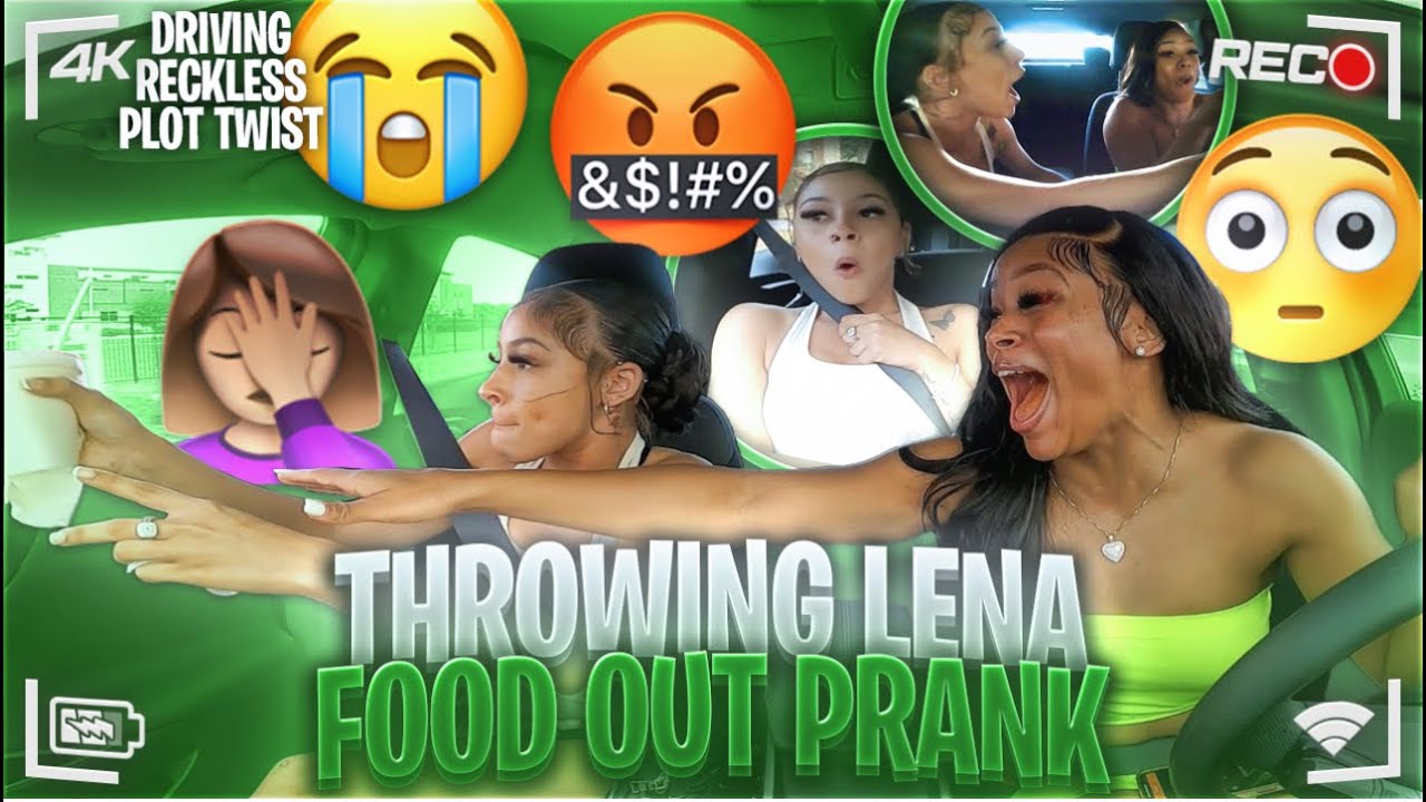 Throwing @lenadaviss Food Out The Window😂🌮 💗