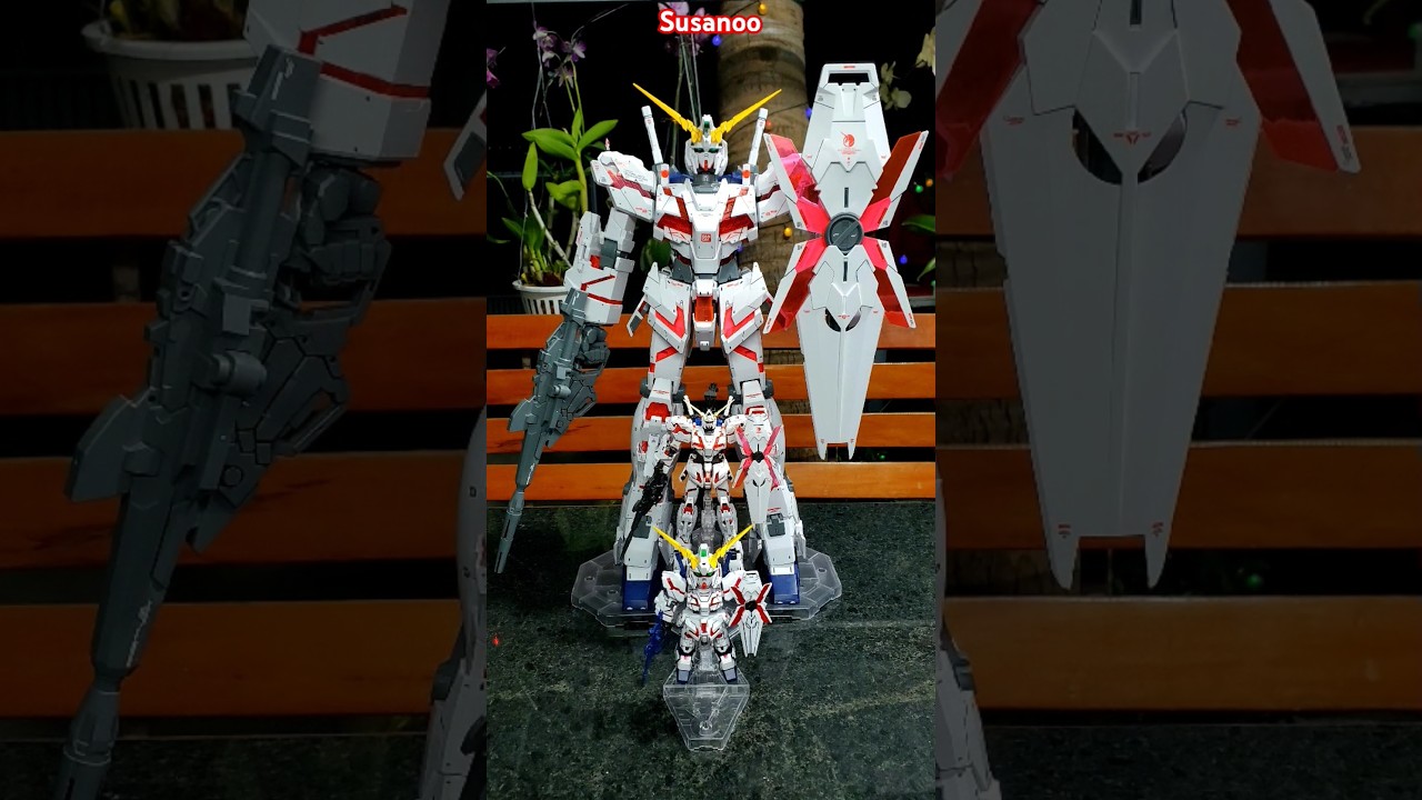 UNICORN GUNDAM [DESTROY MODE]RX-0 MEGA size 1/48🤖🦄 #megasize #gundambuilder #gunpla #bandai