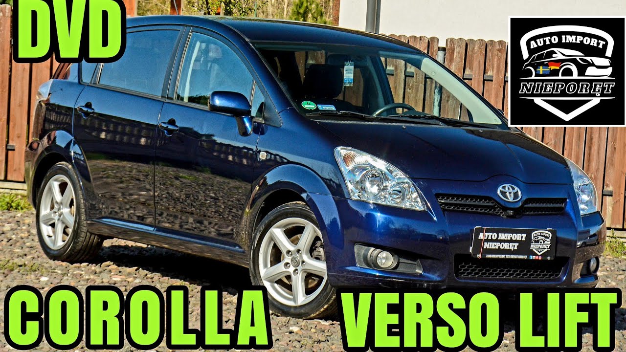 TOYOTA COROLLA VERSO ✅️ LIFT ✅️ 1.8 Benz ✅️ DVD ✅️ Manual ✅️ Kamery 360 ✅️