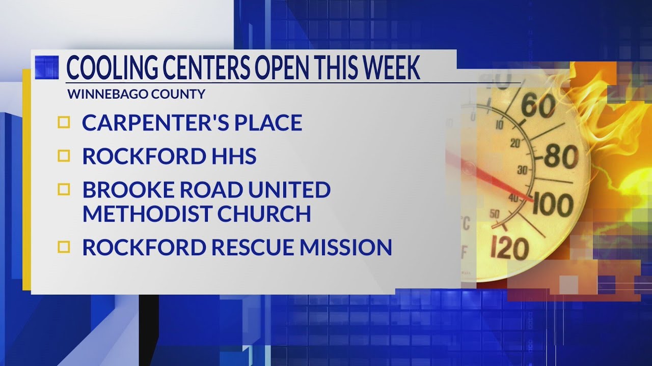Cooling centers available in Winnebago and Boone counties