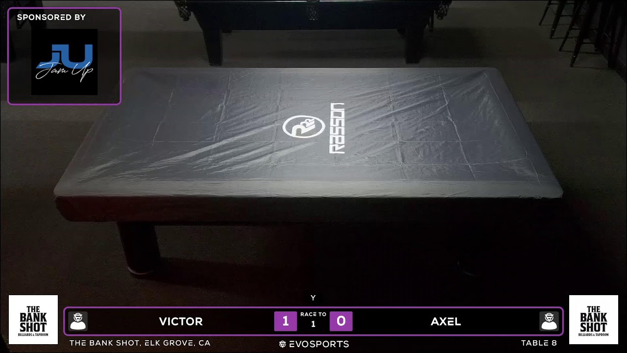 VICTOR vs AXEL - THE BANK SHOT - TABLE 8 | EvoSports