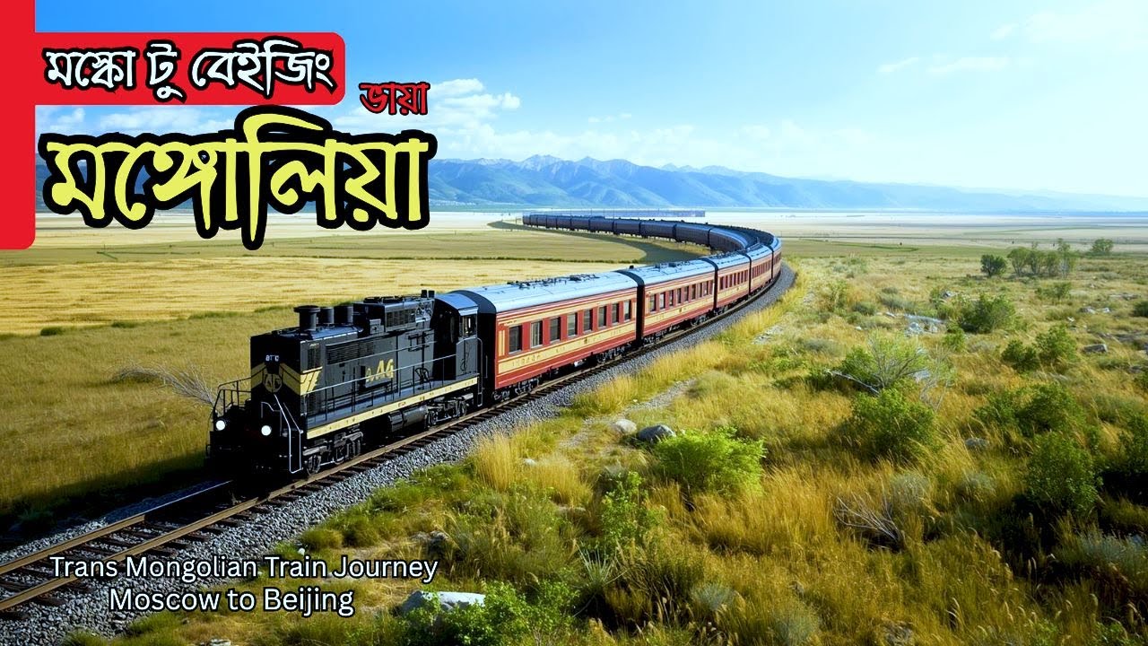 মস্কো টু বেইজিং ভায়া মঙ্গোলিয়া | The Legendary Trans-Mongolian Railway Journey