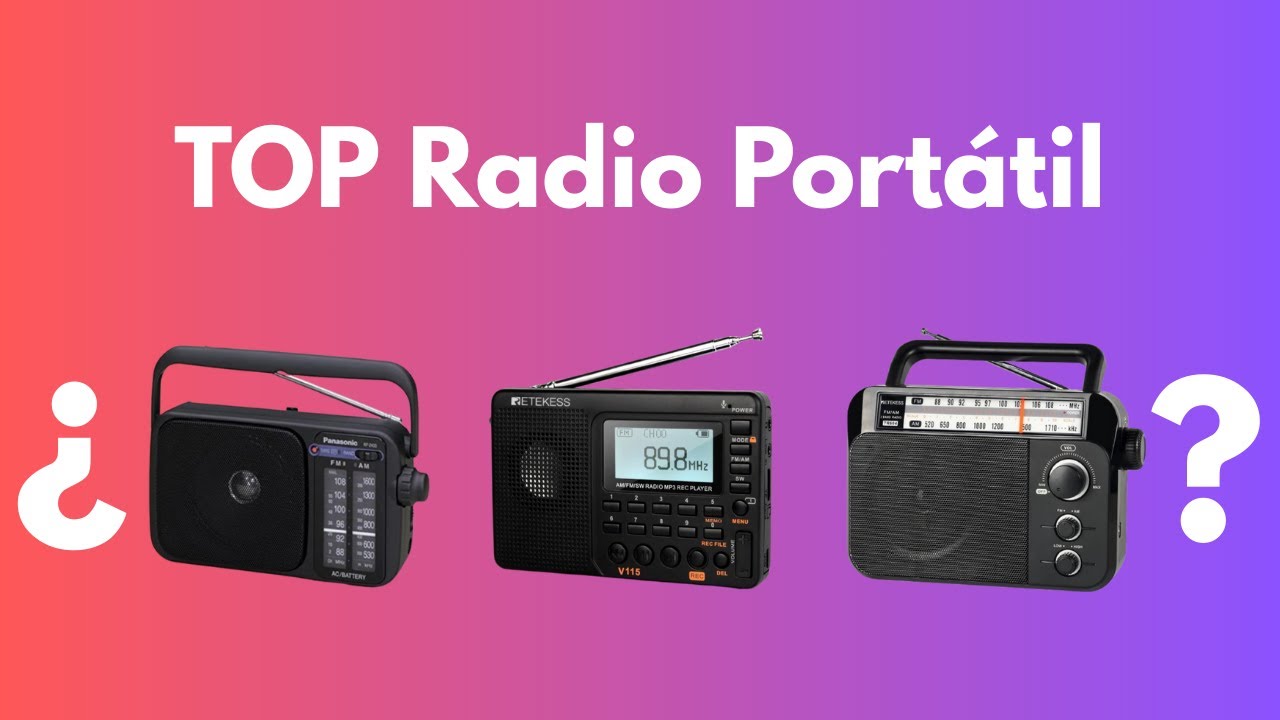 🎧 Top 3 Radios Portátiles 2025 | Comparativa Panasonic vs Retekess 📻