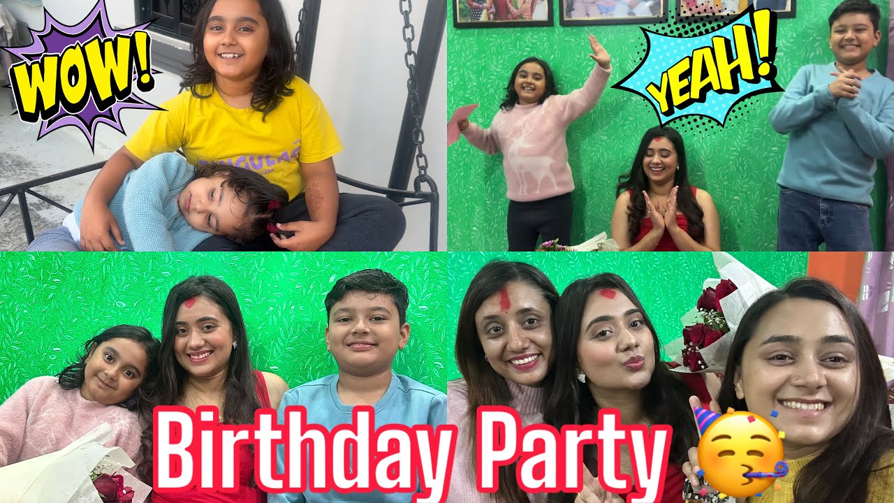 HURRY ITS SANOMOM’S BIRTHDAY  🎉 ||Small  Birthday Party || FUN || Aarohi Adhikari || Aarsufamily |