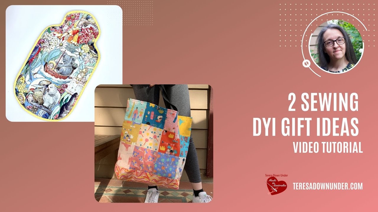 2 sewing DIY gift ideas video tutorial