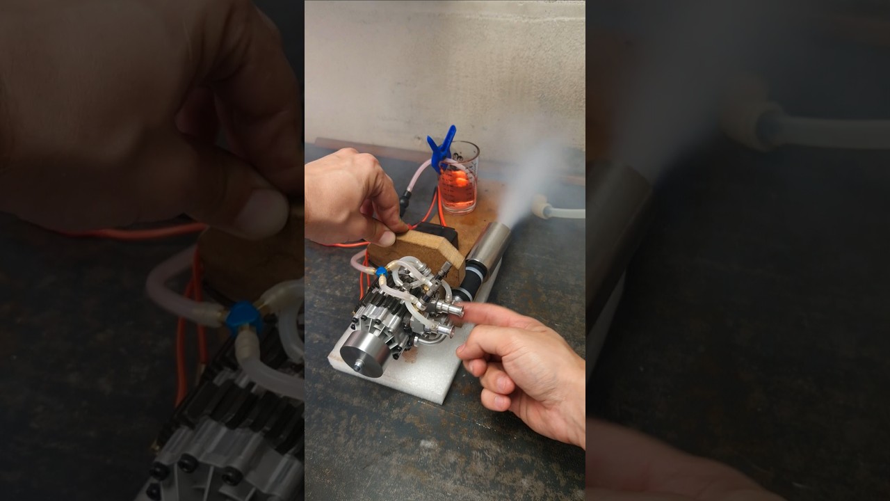 TWIN Rotary RC Engine INSTANT Throttle Response! #13b #rc #rotary #wankel #nitro