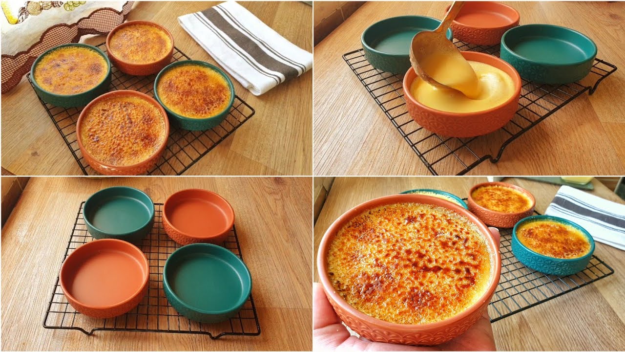 Crème brûlée | تحلية فرنسية الكريمة المحروقة ، مذاق خرافي