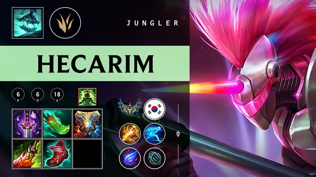 Hecarim Jungle vs Kha'Zix - KR Challenger Patch 26.05