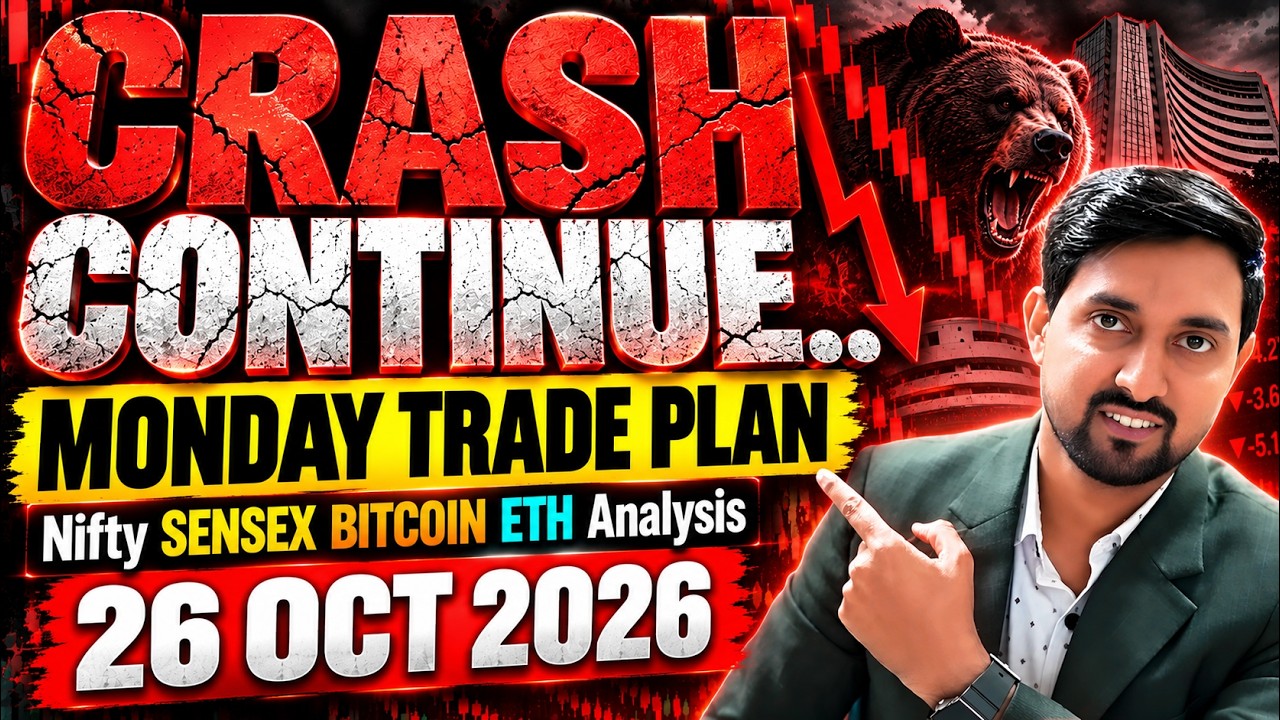 Nifty Prediction and Analysis for Tomorrow |  26 OCT 2026 | Crypto Prediction