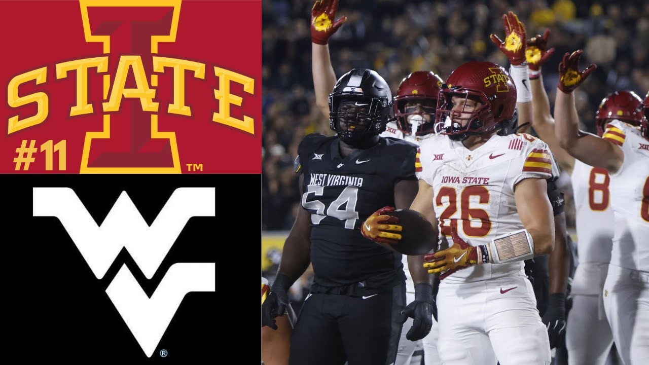 #11 Iowa State Cyclones AT West Virginia FULL GAME (10-12-24)