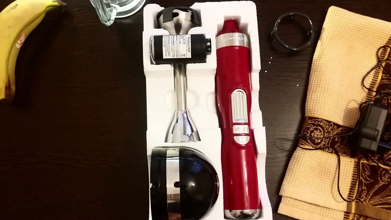Обзор беспроводного погружного блендера KitchenAid