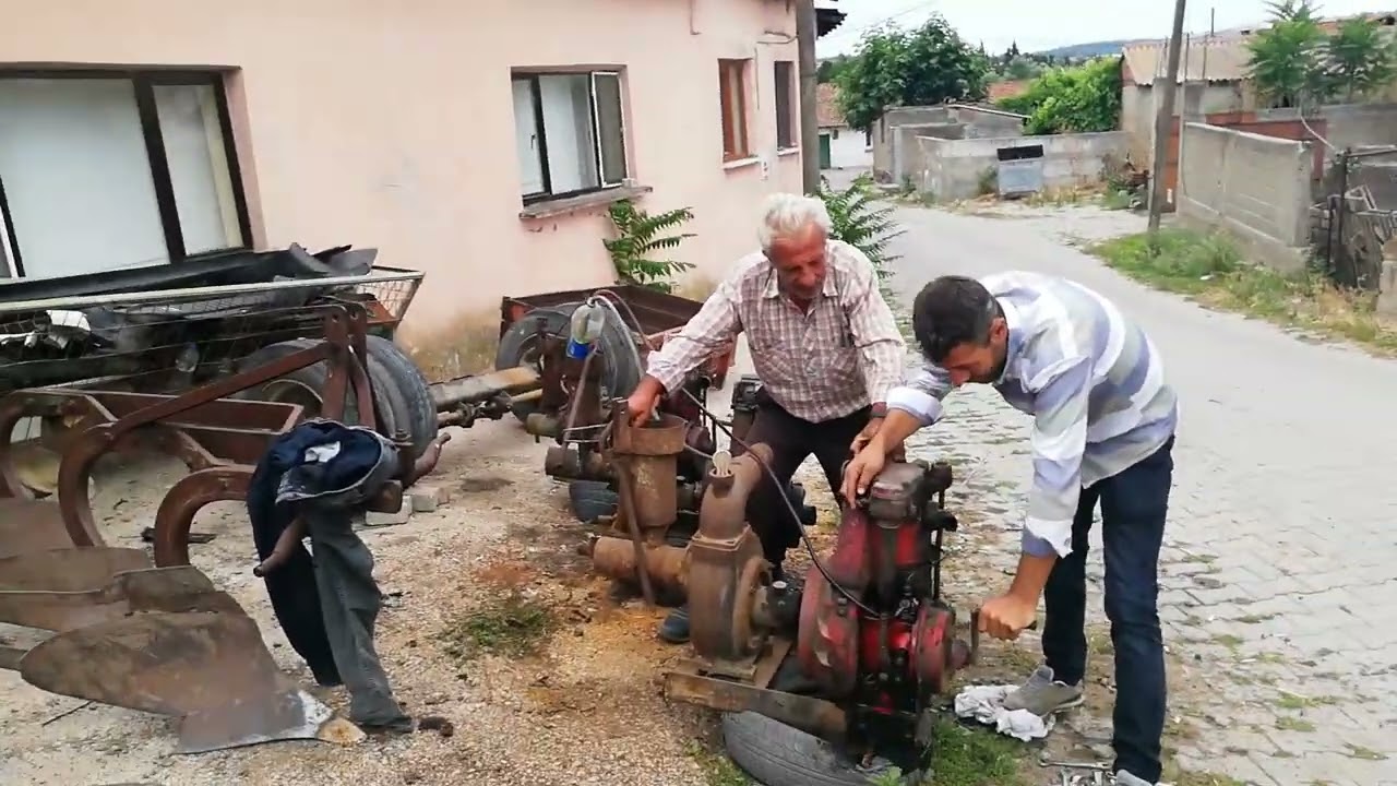pancar motoru 10 yıldır çalışmamış ilk çalışma biraz zorluyor