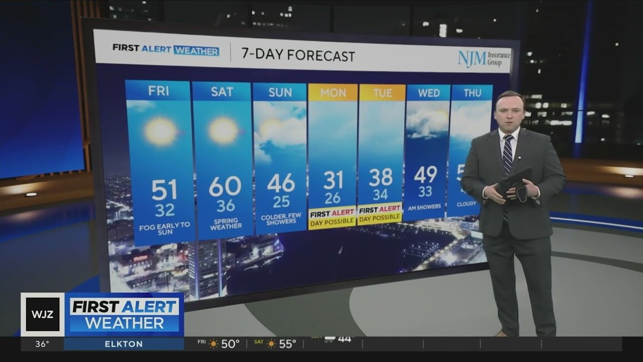 Spring-like weather in Maryland this weekend