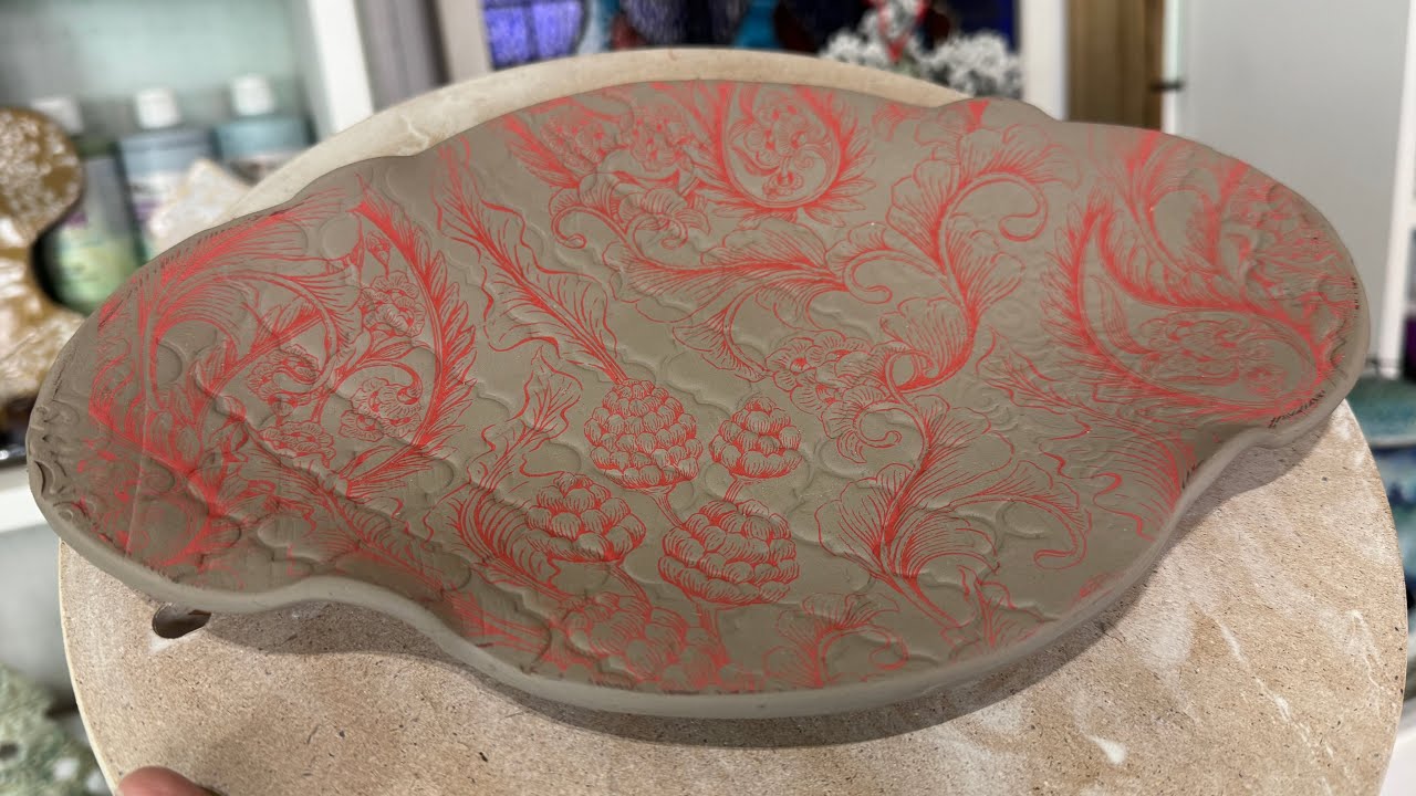 Making Quilted Plates with Jess & Jeff from GR Pottery and ClayShare Veteran Scholarship Recipients.