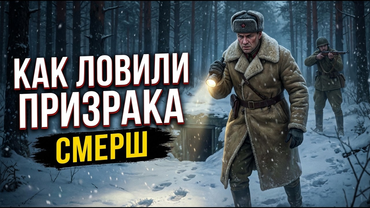 «ПРИЗРАК» УБИВАЛ И ИСЧЕЗАЛ — СМЕРШ искал его два года