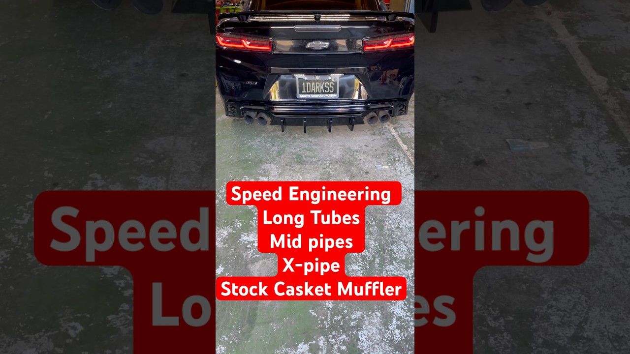 Speed Engineering Long Tube Header Install on a 6th Gen Camaro SS. #camaro #SS #exhaust #car #chevy