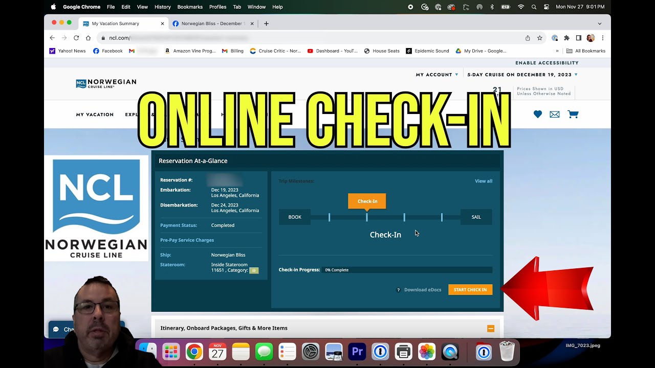 How Do I Check-in for My NCL Cruise?