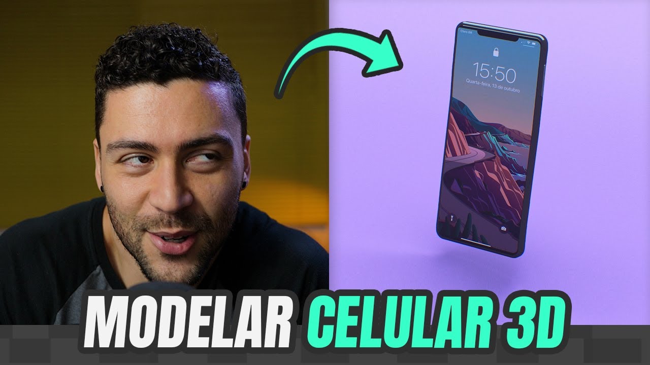 Como FAZER um CELULAR no Cinema 4D