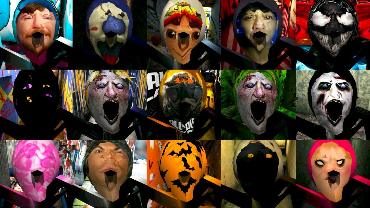 Angelene Spider Jumpscares Battle | Many Granny 1.8 Modes, Including Angelene Is Crestino Ronaldo